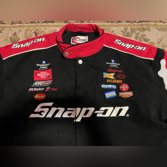 Vintage SNAP ON "KEVIN HARVICK CHASE AUTHENTIC RACING BOMBER JACKET" SIZE 2XL - Picture 3 of 7